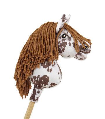 Super Hobby Horse Premium - stokpaard - antiallergisch en handgemaakt - bruin luipaard