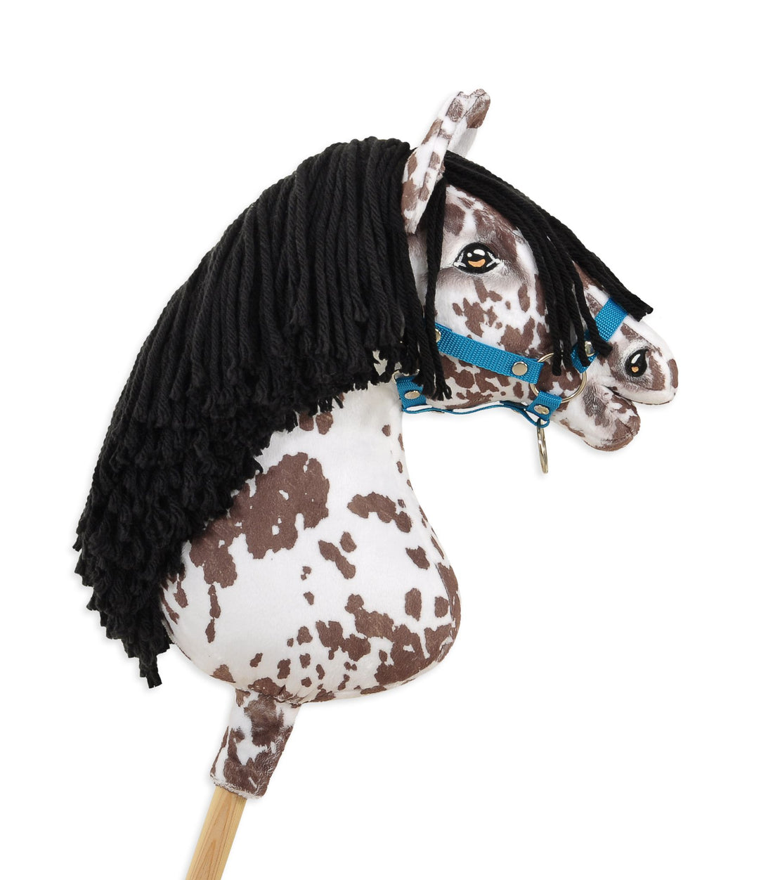 Super Hobby Horse op stok – stokpaard – handgemaakt & veilig voor kinderen, realistisch design
