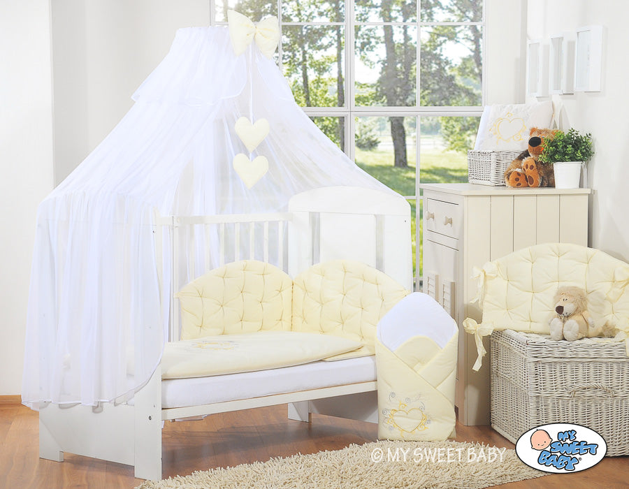 Muggennet chiffon - baldakijn - optimale bescherming tegen insecten voor ledikant en wieg