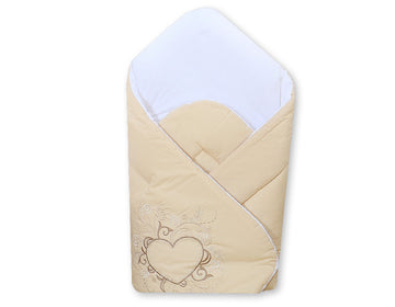 Babynest met versteviging, babybedje, extra steun en comfort – 100% katoen, wasbaar
