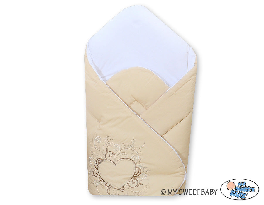 Babynest met versteviging, babybedje, extra steun en comfort – 100% katoen, wasbaar