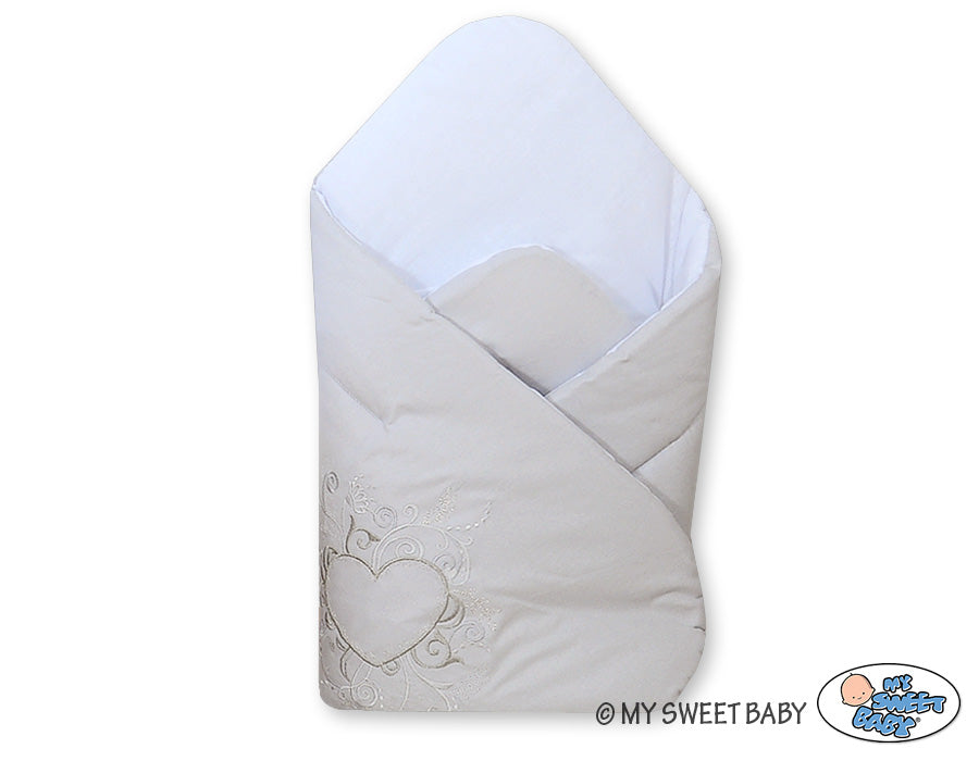 Babynest met versteviging, babybedje, extra ondersteuning en comfort - Chic Grey