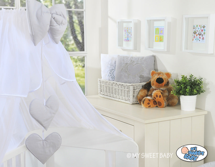 Myggnät i chiffong – elegant look för spjälsäng, barnsäng eller babysäng