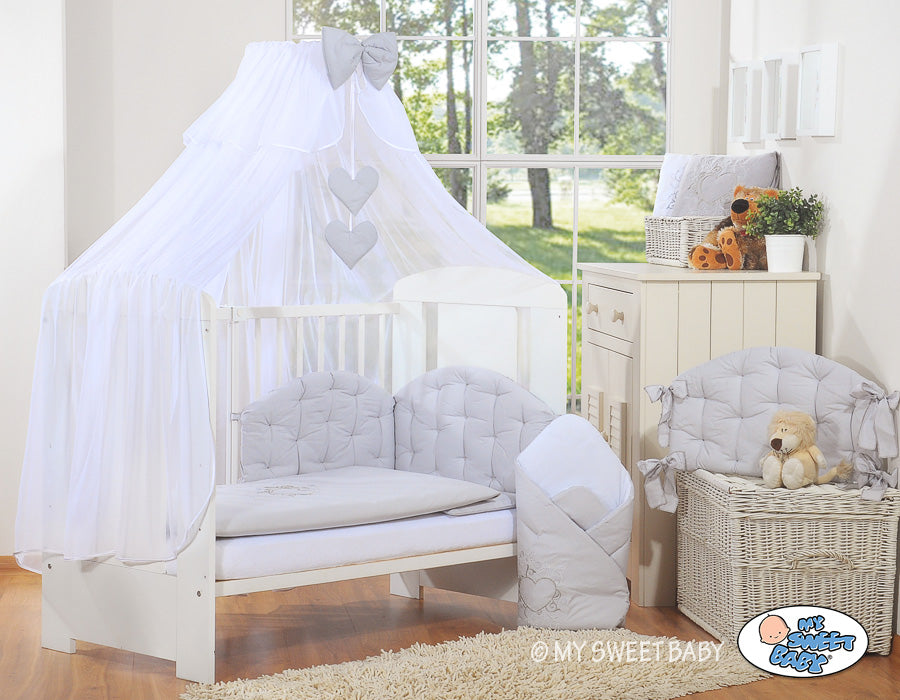 Myggnät i chiffong – elegant look för spjälsäng, barnsäng eller babysäng
