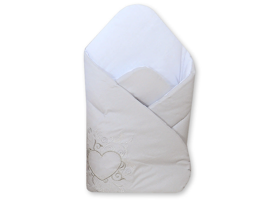 Babynest met versteviging, babybedje, extra ondersteuning en comfort - Chic Grey