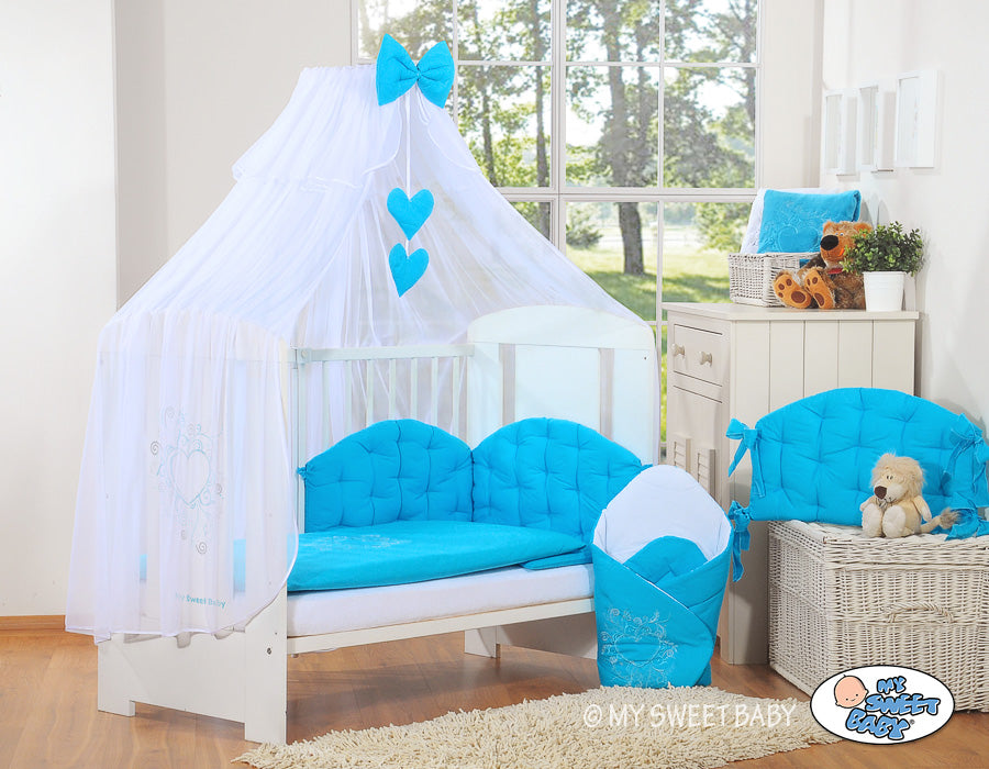 Myggnät i chiffong – komplett insektsskydd för barnsängar 140x70 och 120x60