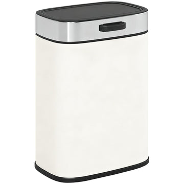 5L RVS afvalbak - vrijstaand of hangend | Kleur: Wit, Zwart | Afmetingen: 19.5x21.5x30 cm
