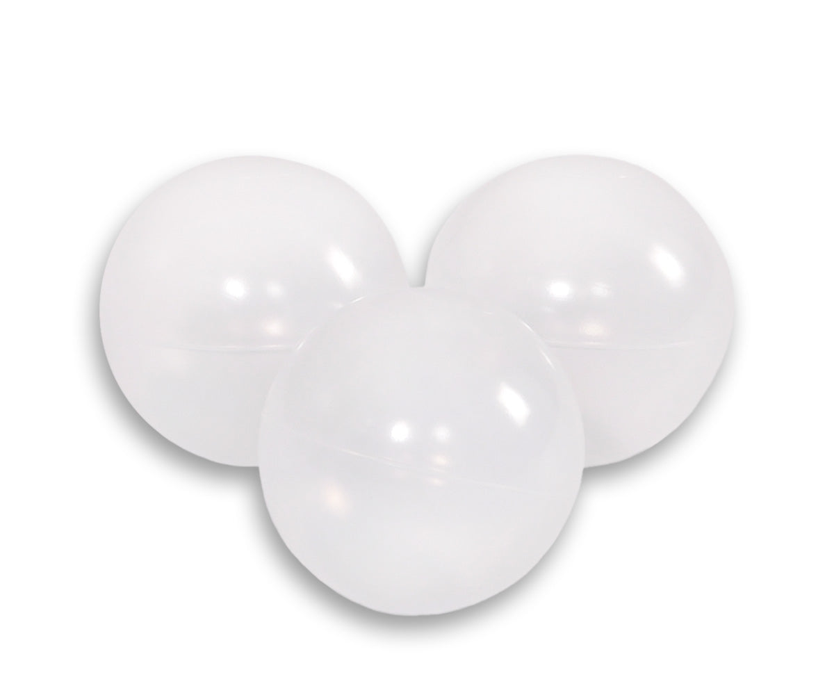 Transparante plastic ballen - speelballen - veilig & kindvriendelijk voor droogzwembad, 50 stuks
