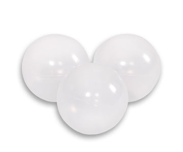 Transparante plastic ballen - speelballen - veilig & kindvriendelijk voor droogzwembad, 50 stuks