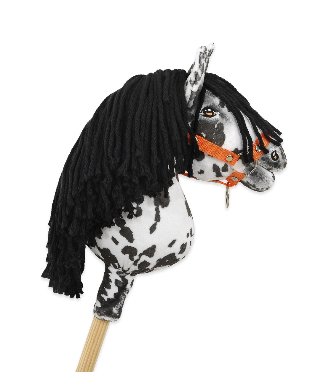 Super Hobby Horse Premium - stokpaard - handgemaakt & realistisch luipaardpatroon, zacht minky