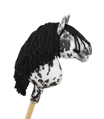Super Hobby Horse Premium - stokpaard - handgemaakt & realistisch luipaardpatroon, zacht minky