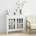 Witte Dressoir Opbergkast Kast 2 Laden 2 Deuren