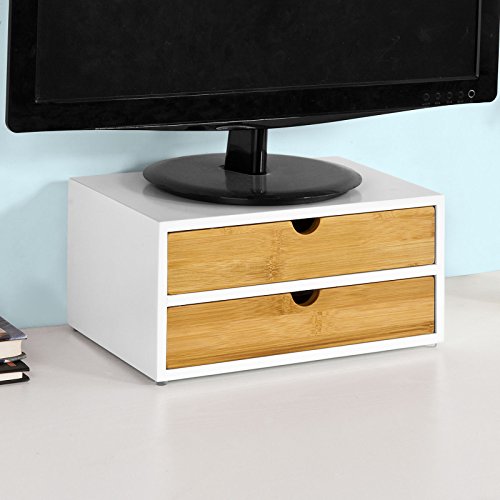Koffiezetapparaat Stand & Koffiepad Capsule Theezakjes Box Houder Organizer met 2 Laden