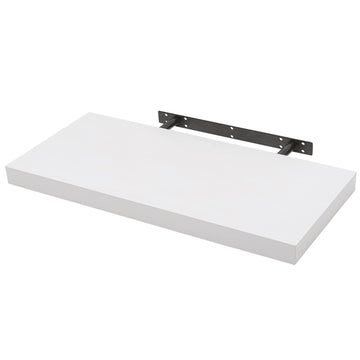 Wandplank Wandrek voor Boeken CD DVD Wit | 60x22.9x3.8 cm