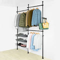 Telescopische Garderobe Organizer - Ophangrail - Kledingrek Opbergrek