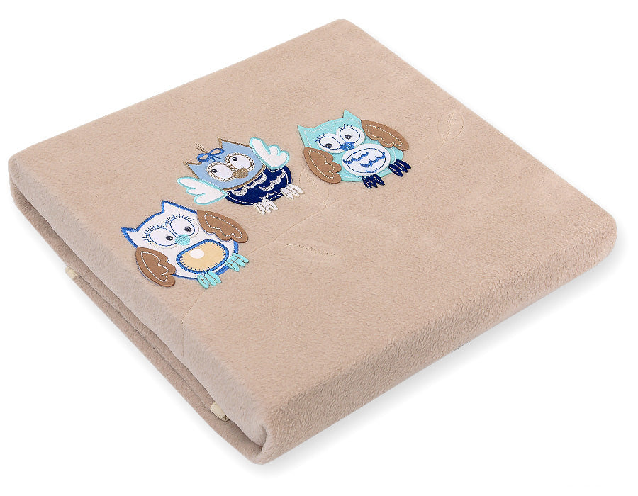 Babydeken fleece - ledikantdeken - extra zacht en warm voor onderweg of in bed