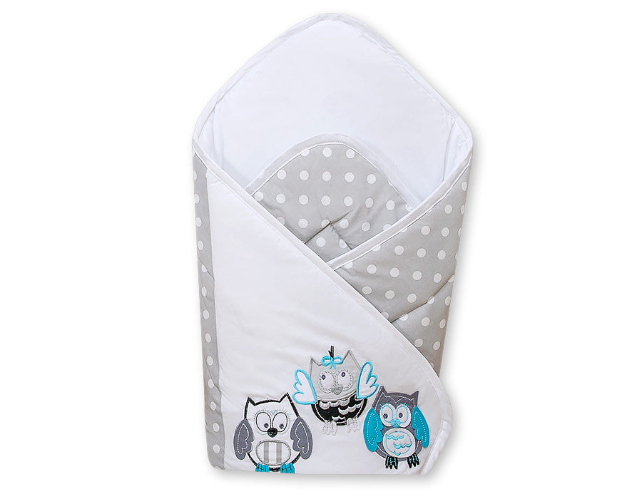 Babynest met versteviging – babynestje – extra comfort – katoen – Owls Bigi Zibi & Adele
