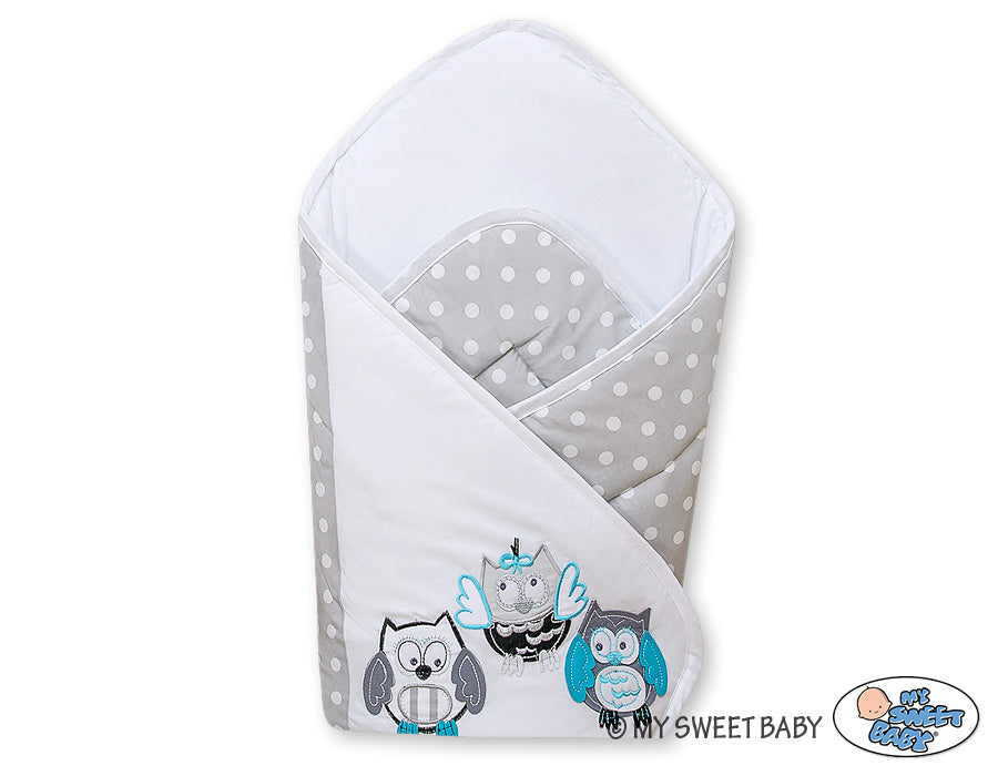Babynest met versteviging – babynestje – extra comfort – katoen – Owls Bigi Zibi & Adele