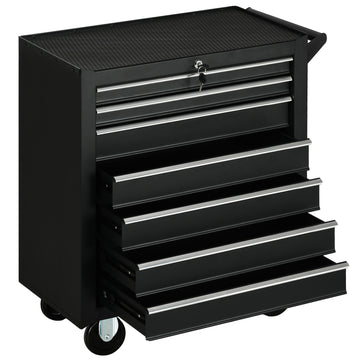 Werkplaatswagen 7 laden | Kleur: Zwart | Afmetingen: 33x69x75 cm