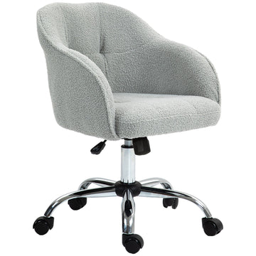 Ergonomische bureaustoel met wipfunctie - Teddy | Kleur: Grijs | Afmetingen: 56x61x76-86 cm