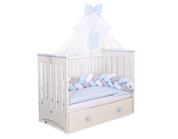 Myggnät chiffong - myggnät - fullt skydd mot insekter, dekorativt, blått