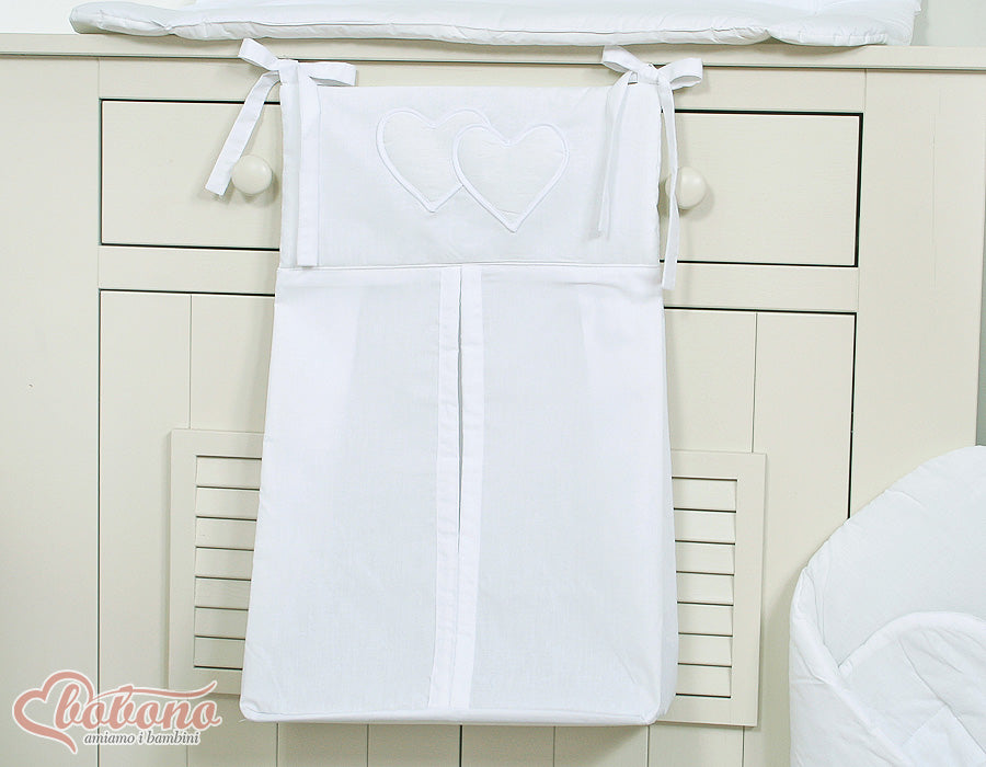 Blöjorganisatör Hängande Hjärtan - Förvaringspåse - Praktisk och enkel att fästa