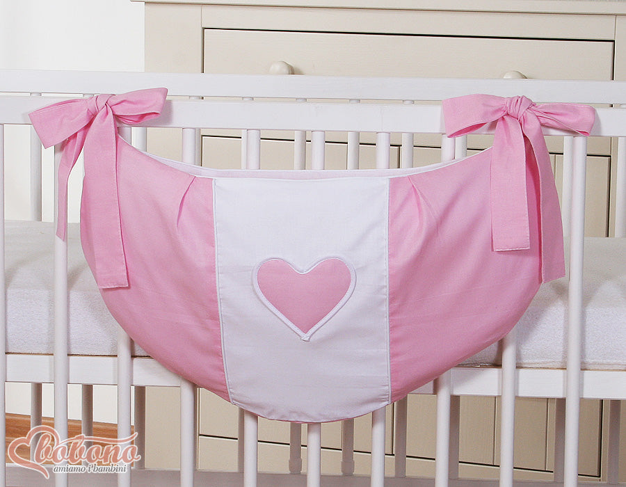 Hängande leksakspåse - förvaringspåse - 100% bomull, lätt att tvätta