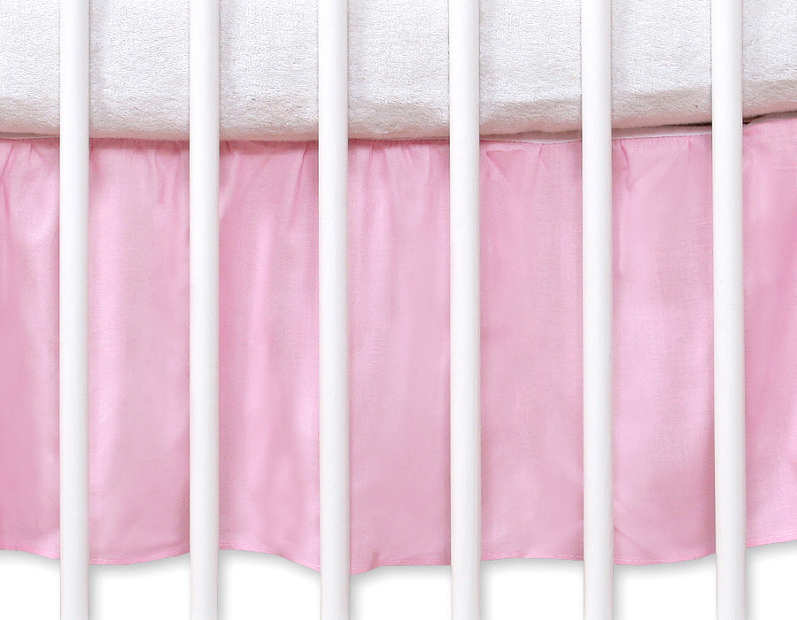 Stofomranding met flounce - babyboxbeschermer - stijlvolle afwerking, 100% katoen, 120x60cm