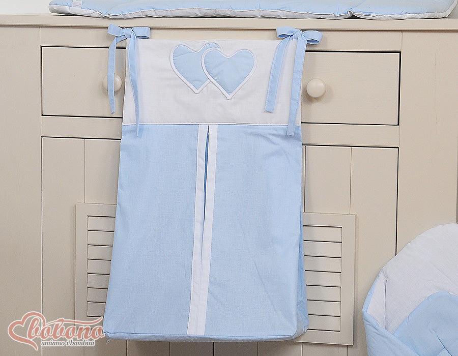 Hängande hjärtformad blöjväska - Babyväska - Lätt att fästa och tvättbar