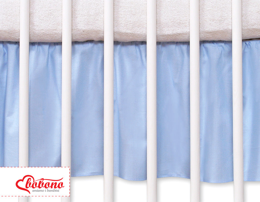 Dammvolang - Maskerande volang 120x60 cm - Spjälsängskapp - Döljer utrymme under spjälsängen