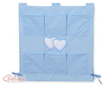 Hängande barnbord, förvaringsbord, 6 fack för överblick och bekvämlighet