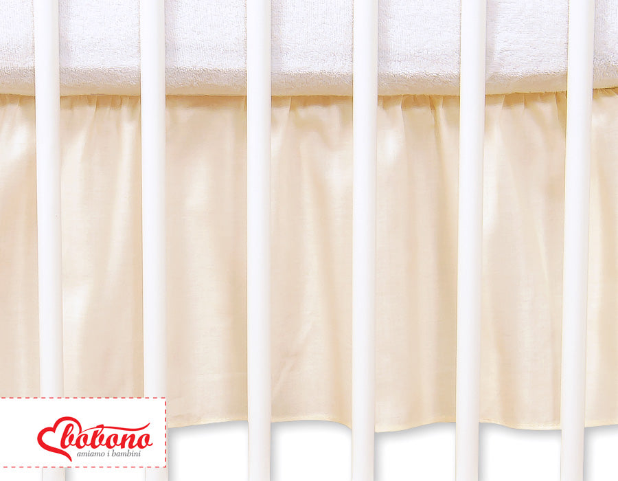 Dammvolang för spjälsäng - maskeringsvolang - snygg finish och tyg 100% bomull