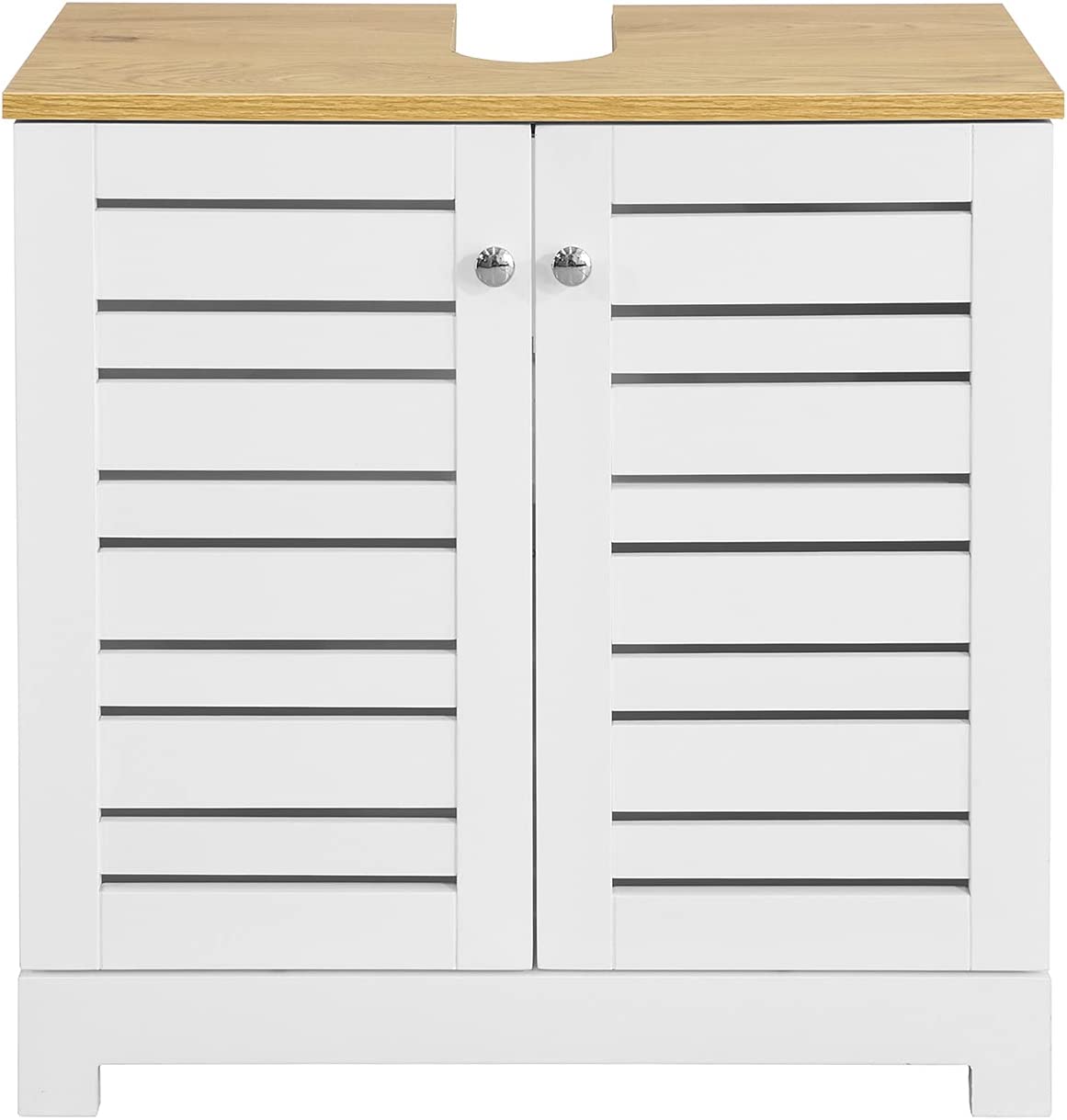 Ondergootsteenkast Badkamer - Wastafelmeubel Badkamer - Opbergkast met 2 deuren