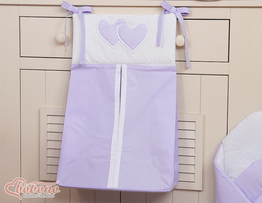 Hängande hjärtan blöjfodral - Förvaringspåse - Lätt att fästa och tvättbar