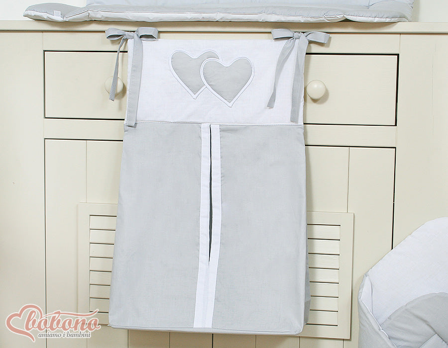 Blöjväska Grå blöjväska - Praktisk och hållbar förvaringsväska för babysaker