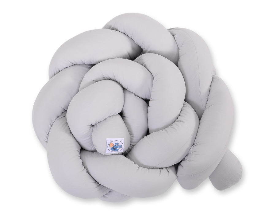 Spjälsängsskydd - flätad skyddsskydd - 100 % bomull, andningsbar och skyddande