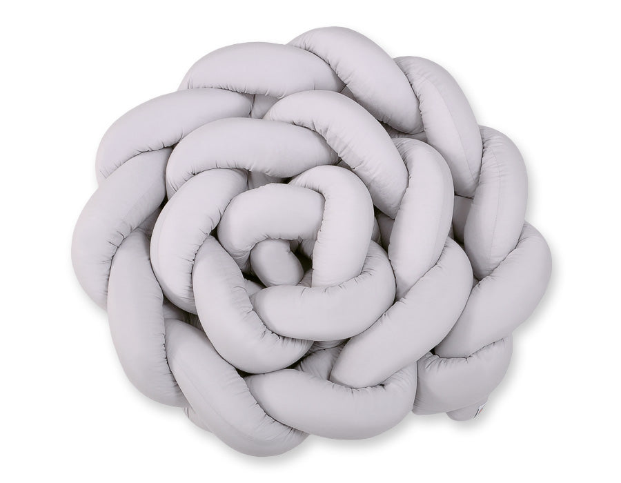 Knutskydd XXL - flätad spjälskydd - optimalt skydd - bomull - grå