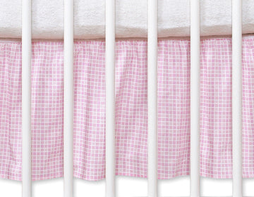 Babysäng med dammvolang - Sängkappa - 100 % bomull för en snygg finish Babysäng 120x60 cm