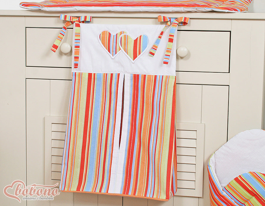 Blöjväskehängare Hjärtan - Babyväska - Praktisk och enkel att fästa