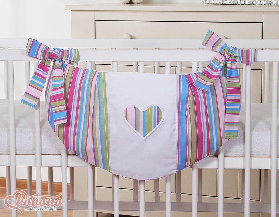 Leksaksförvaringskorg - Lätt att rengöra, hängande design i lila färg