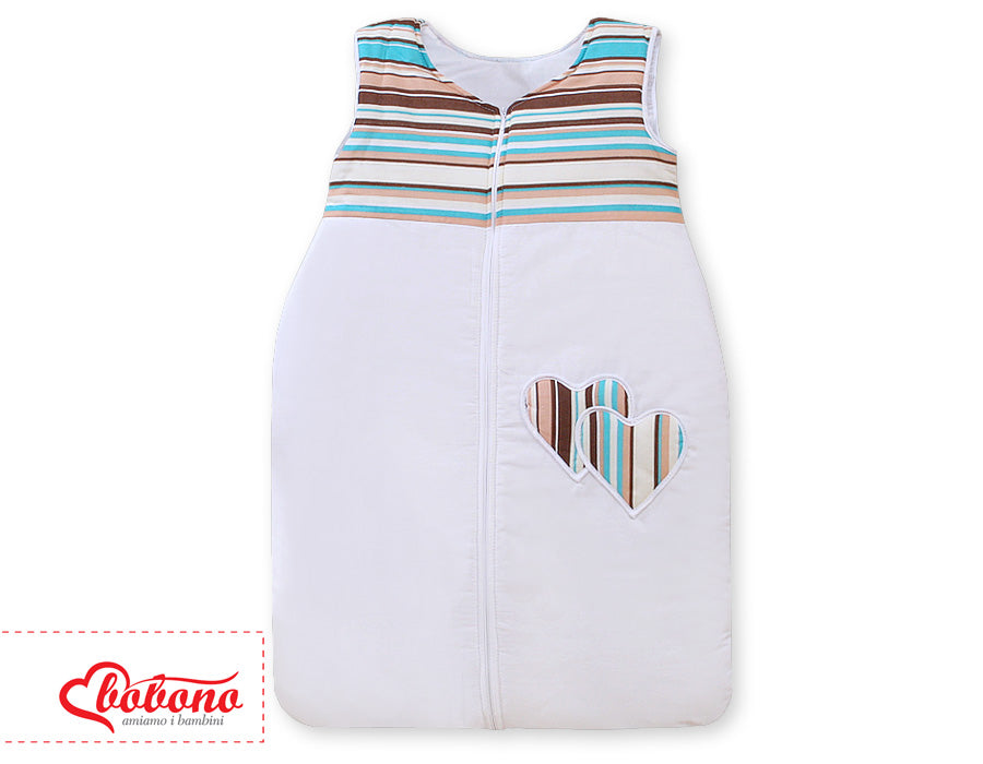 Hängande hjärtan sovsäck - bomullsfilt - varm, mjuk och slitstark komfort