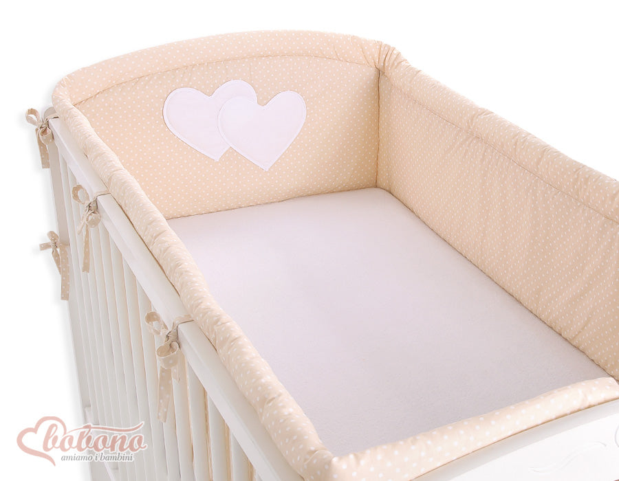 Universele Bumper XXL - bedomranding - extra veiligheid & comfort - Hanging Hearts design