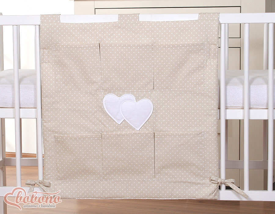 Hängande barnbord - Förvaringsväskor - 6 rymliga fack för babytillbehör