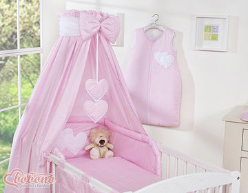 Tygbaldakin, sängdraperi, skydd mot ljus och drag - 100 % bomull, hängande ornament