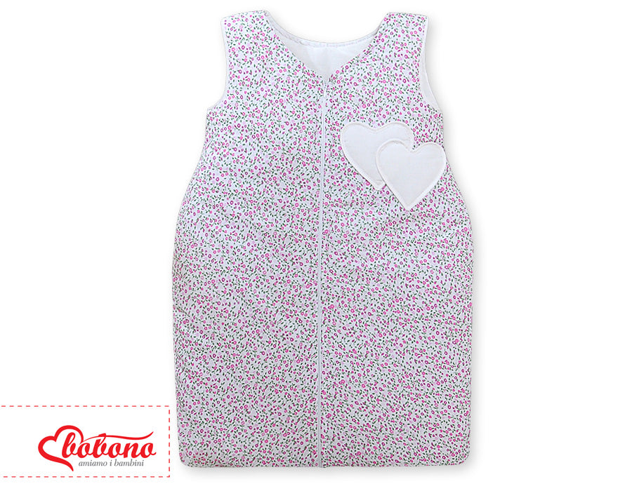 Babypakje Hanging Hearts - babyoverall - extra comfort door warme fleece laag