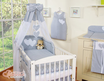 Chiffongsänghimmel - sky - skyddar mot starkt ljus för spjälsäng eller babysäng