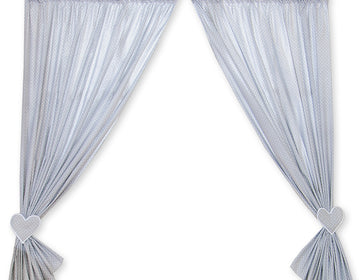 Gardiner till babyrummet - barngardiner - 100 % bomull, lätttvättade och dekorativa