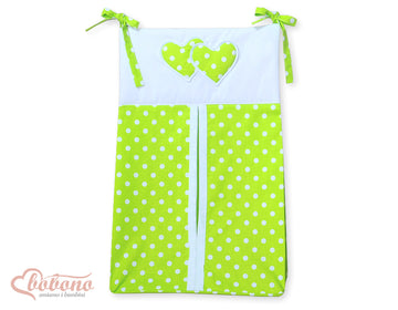 Blöjväska - förvaringspåse - Hängande, 100% bomull, tvättbar, enkel att fästa