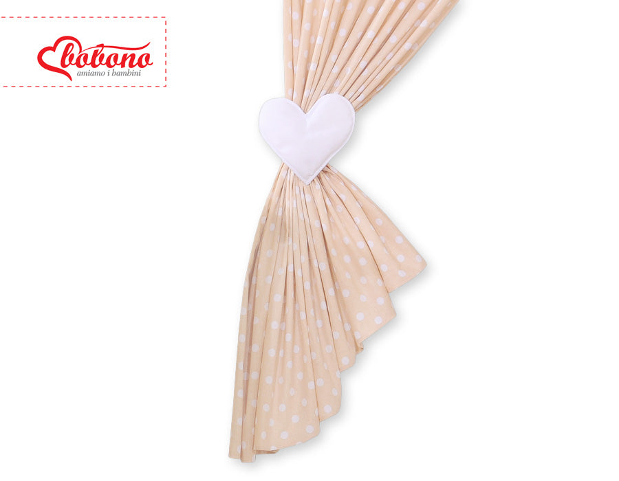 Set med 2 gardiner - barngardiner - tvättbar bomull för ett mysigt barnrum