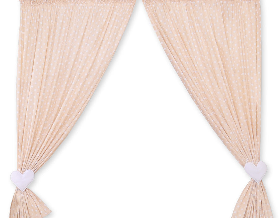 Set med 2 gardiner - barngardiner - tvättbar bomull för ett mysigt barnrum